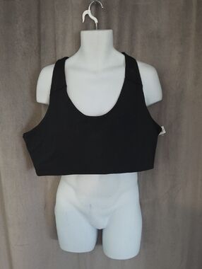 NWT 4X Old Navy Black Scoop Neck Sports Bra
